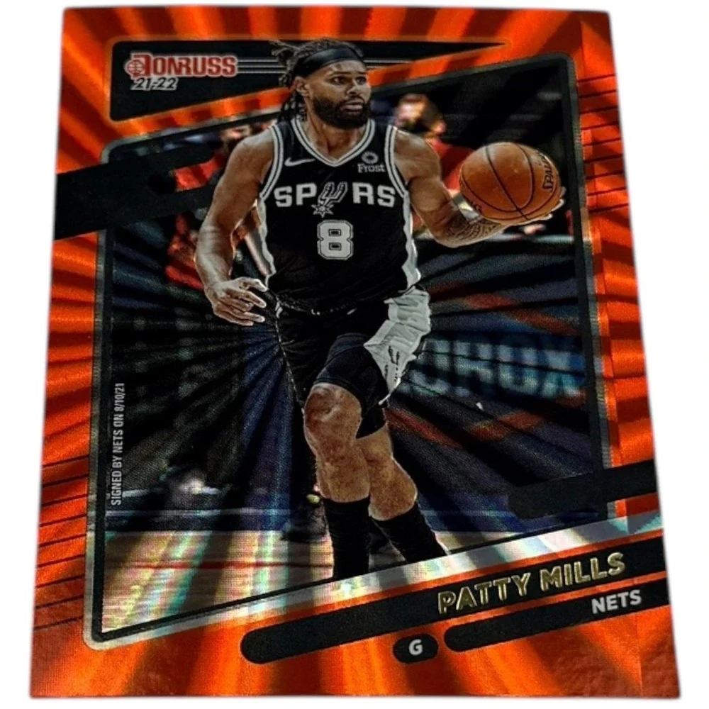 2021 22 Panini Donruss‎ Basketball Card Patty Mills Brooklyn Nets